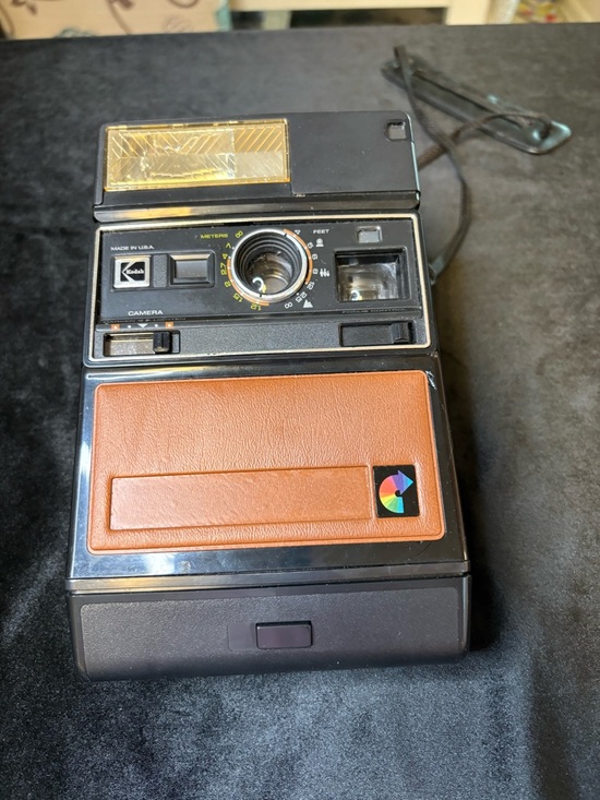 Kodak Other - Vintage Colorburst Instant Camera with Brown Leatherette Panel